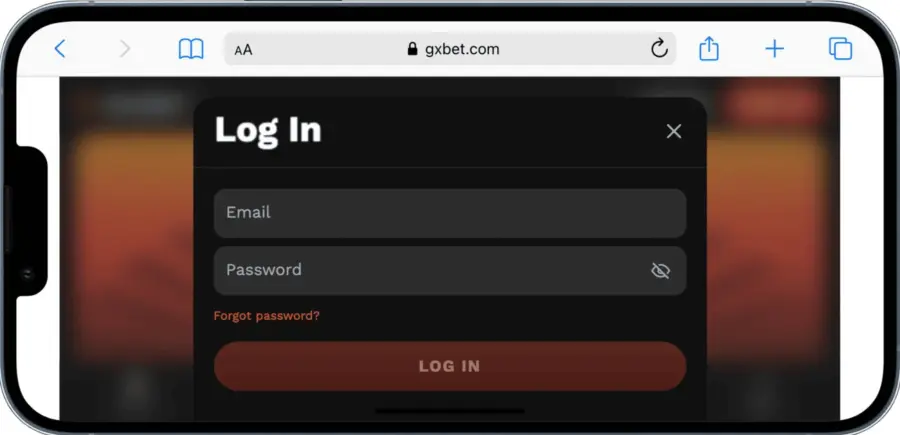 GXbet inloggen